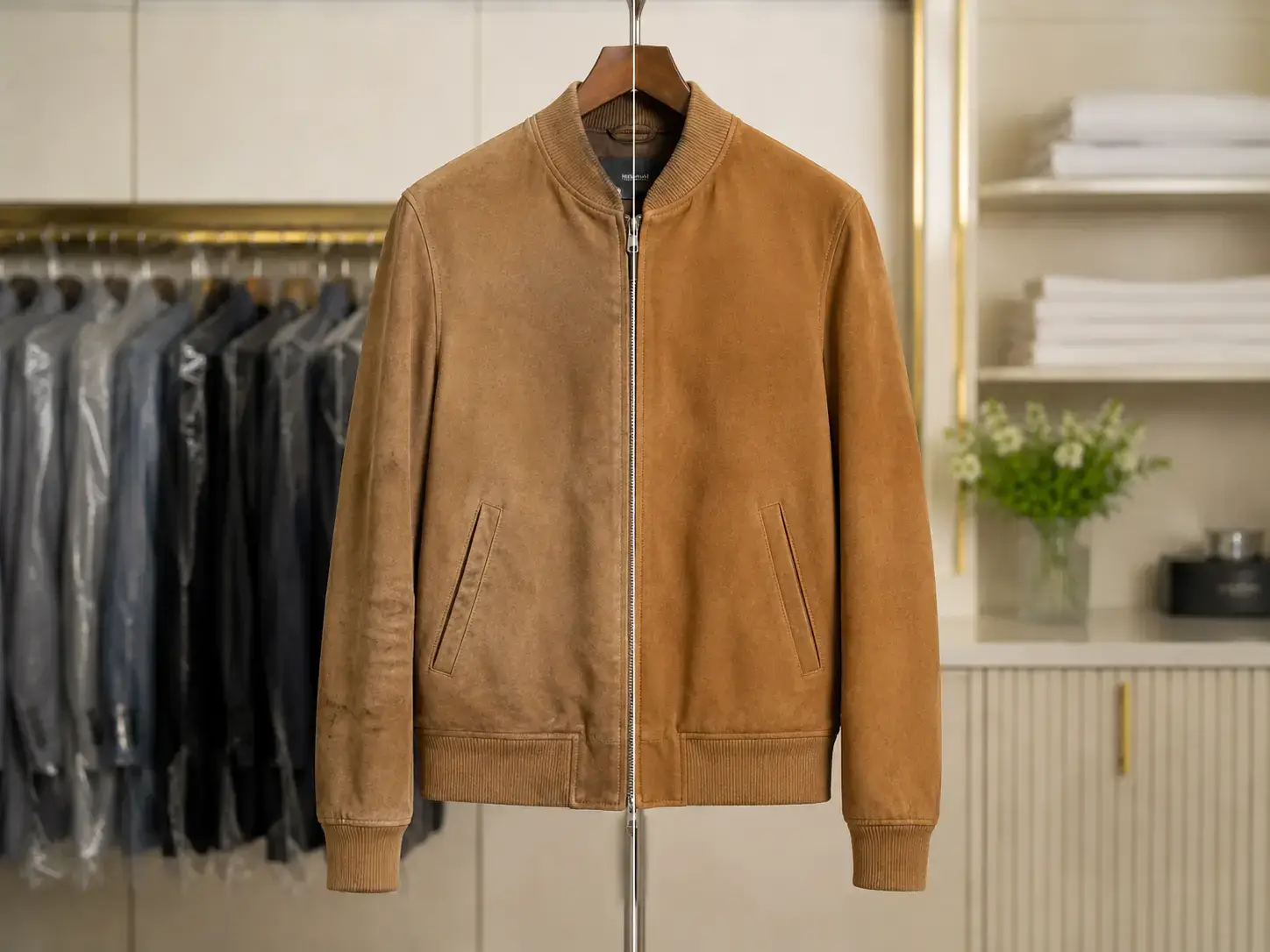 Leather and specialty garment care at Foxboro Dry Cleaners